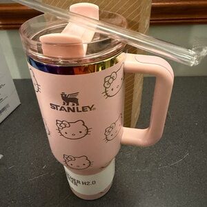 Stanley Pink Hello Kitty Mug with Straw